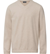 Cozy Living Organic Cotton Soft Jersey Pullover | Camel Melange 75830-2895